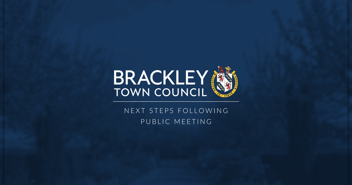 Next Steps Following Public Meeting