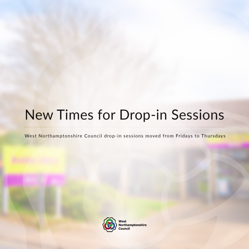 Title Image - West northamptonshire council session times moved from the last friday to last thursday of the month at brackley library.