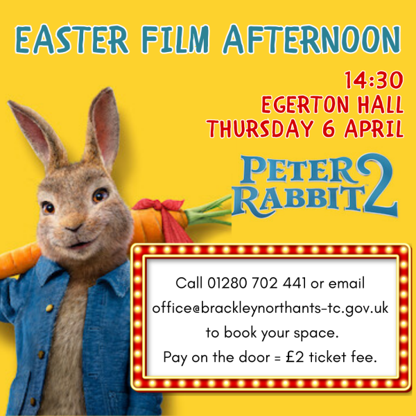 Easter Film Afternoon - Peter Rabbit 2