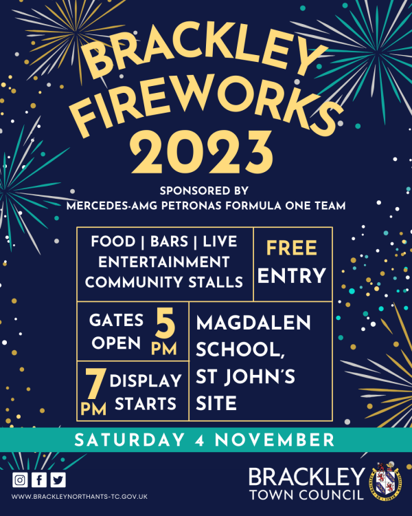 Brackley Fireworks sponsored by Mercedes-AMG Petronas Formula One Team